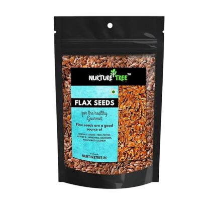 NURTURE TREE Roasted Flax Seeds For 400gm
